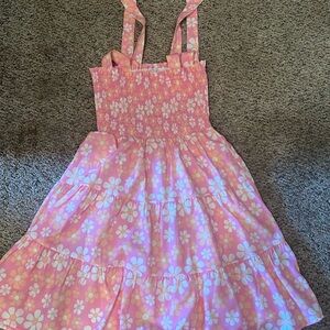 Pink lily sundress
